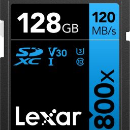 Lexar LSD0800128G-BNNNG Professional 800x 128 SDXC Class 10 120 MB/sMemory Card Compatible with Camera-26