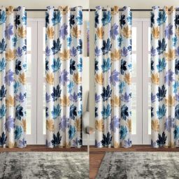 153 cm (5 ft) Polyester Semi Transparent Window Curtain (Pack Of 4)-image-25