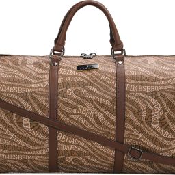 39 L Gym Duffel Bag - Branding Printed Duffle Bag - Brown-image-75