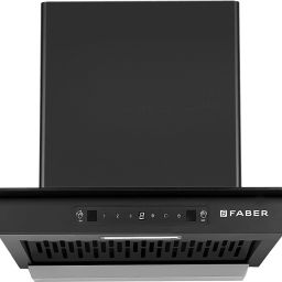 HOOD MERCURY PRO IN HC SC BK FL 90 Auto Clean Straight Glass | Touch & Gesture Control | Autoclean| Powerful Suction |Filterless Technology| Low Noise Wall Mounted Black 1200 CMH Chimney-90