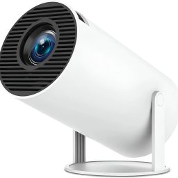 TUNIFI HY300 1GB/8GB, HD Android 11 Projector WiFi 6/BT 5.0 180° Rotation Auto Keystone (4500 lm / Remote Controller) Portable Projector-14