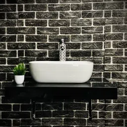 Premium Designer Ceramic Wash Basin(White) with Waste Pipe & Coupling set (18*13*5)(White) Table Top Basin-image-20