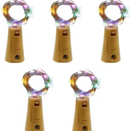 20 LEDs 2.03 m Multicolor Steady String Rice Lights-image-6