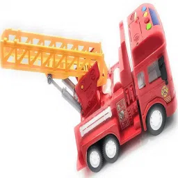 Fire Truck Light Music and Sound Effect Construction Power (Fire Truck) Save Life Awesome Toy for Kids-picture-13