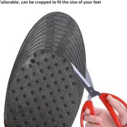 kvvtrades 4-Layer Heel Orthotic Insoles Adjustable Comfortable Insole image 4