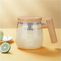 AUTOMATIC MIXING CUP 500ML Glass Coffee Mug-image-73