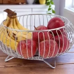Fruits/Vegetables Kitchen Rack 1 Fruits/Vegetables Basket Steel-image-97