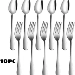 Steel Dessert Spoon Set-image-74
