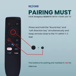 RESORB LED 630 Voice Remote Compatible for Oneplus Remote for OnePlus TV U Series 65 U1S Remote Controller image 4