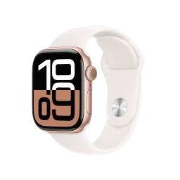 Apple Watch Series 10 GPS with Sport Band - S/M (42mm Retina LTPO3 OLED Display, Rose Gold Aluminium Case)-picture-38
