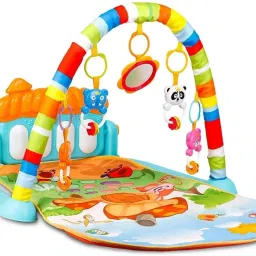 5 in 1 Baby Gym Mat Piano Gym Mat Rack Infant Music Fitness Rack Rattle Toy-17