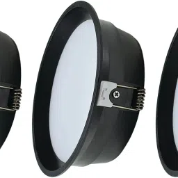 20W LED Panel Light Round, Deep Down Light (Cool White, Pack of 3) Recessed Ceiling Lamp-picture-40