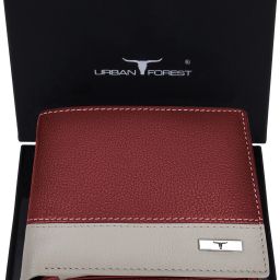 Men Casual, Formal, Travel, Trendy Red Genuine Leather RFIDWallet-image-20