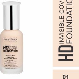 HD Invisible Cover Foundation SPF 15 PA++, Full Cover Oil Free Shine Control Foundation-image-17