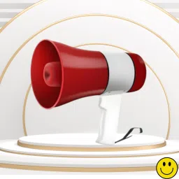 Handheld Megaphone with Siren, Microphone & Rechargeable for Outdoor EventsA497 Megaphone Portable Megaphone Siren Loudspeaker Function &Long Battery BackupW497 Outdoor PA System-12
