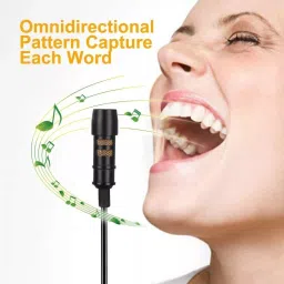 IMAGINEA Lavalier Lapel Clip-on Interview Microphone with Extendable Extension Cable Camera Microphone image 2