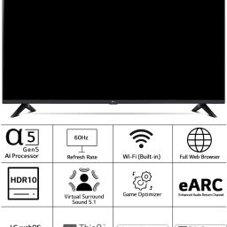 lg 32LQBPTA 80 cm (32 inch) HD Ready LED Smart WebOS TV with Alpha5 Gen5 AI Processor, ThinQ AI, AI Sound, AI Acoustic Tuning, 60 Hz Refresh Rate, HDR10, Game Optimizer, Magic Remote Control Ready? image 3