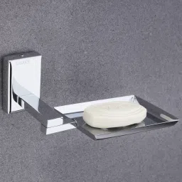 Rustproof Soap Stand for Bathroom/Kitchen | Wall Mounted Soap Dish Stainless Steel Toilet Paper Holder-image-41