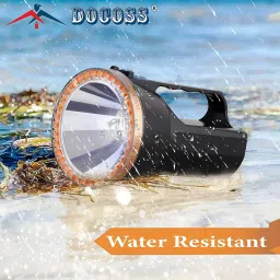 docoss 30 W Torch Light High Power Long Distance Long Range,4800 mAh / 6-12 Hours High Battery Back up Waterproof Rechargeable Led Torch Ultra Bright Kisan Torch Search Light Torch image 3