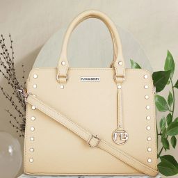 Women's Beige Handbag Waterproof Messenger Bag-11