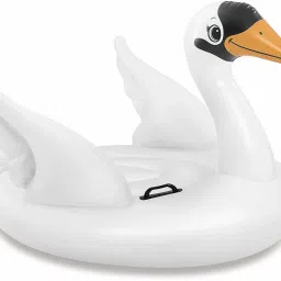 SWAN Inflatable Swimming Float for Kids & Adults (Size: 51" X 40" X 39") Inflatable Swimming Pool-10