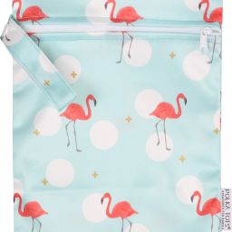 Flamingo Organizer Storage Washable and Reusable Waterproof Cloth Diaper Wet Bag Wet bag-image-95