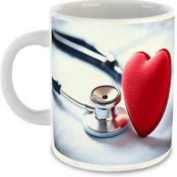 Doctor Theme Printed White Ceramic Coffee 325ml - D12 Ceramic Coffee Mug-image-72