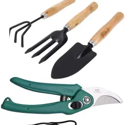 Gardening Tools Flover Cutter & Garden Tool Wooden Handle Garden Tool Kit-image-75