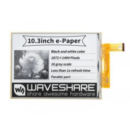 Waveshare 10.3" Flexible e-Ink Display 1872x1404 Flexible e-Paper Display 10.3" Raw Parallel Interface Display 16 Grayscale High-Resolution Display - Black & White - RS8270Waveshare 10.3" Flexible e-Ink Display 1872x1404 Flexible e-Paper Display 10.3" Raw Parallel Interface Display 16 Grayscale High-Resolution Display - Black & White - RS8270-3