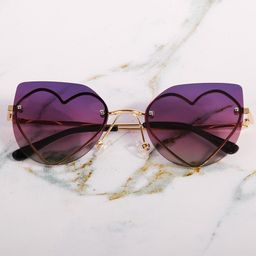 DukieKooky Kids Heart Shaped Sunglass with UV Protected Lens DKSG440E-image-90