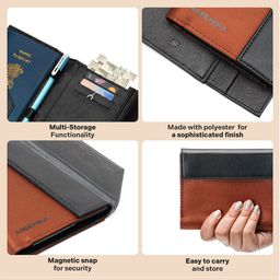 Assembly Leather Passport Holder with SIM Card Holder image 3
