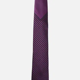Van Heusen Men Purple Printed Ascot Tie-image-70