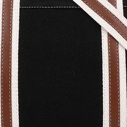 Womanix Striped Structured Handheld Bag with Applique image 5