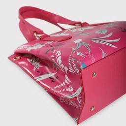 Caprese Floral Printed Structured Handheld Bag image 5