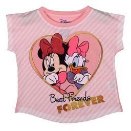 Disney by Wear Your Mind Girls Pink & Black Printed Extended Sleeves T-shirt-picture-32