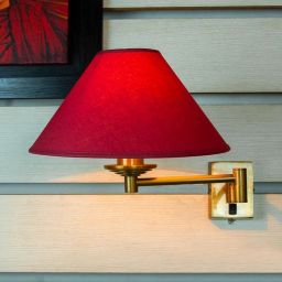 kapoor lampshades Marazzi Metal Wall Mounted Uplight Sconce (Gold)-picture-6