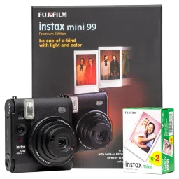 FUJIFILM Instax Mini 99 Premium Edition Pack Instant Camera with 20 Shots (Black)-picture-35
