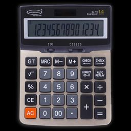 BAMBALIO Basic Calculator (14 Digits-Large Display, BL-714, Metallic)-67