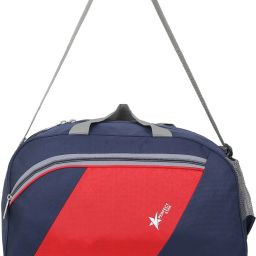 40 L Gym Duffel Bag - 40 L Hand Duffel Bag - 40 L Hand Duffel Bag 12 inch 9.5 inch 20 inch Stylish Light Weight Small Travel Duffel Bag For Men & Women Quality Tested Luggage Bag Regular Capacity { navy blue } - Blue, Red-image-52