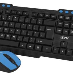 EVM WLKM-036 WIRELESS KEYBOARD & MOUSE COMBO Wireless Standard Desktop Keyboard Compatible with Desktop, Laptop, Mac multimedia_keys-image-57