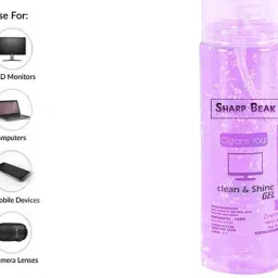 Sharp beak Dari.x All in one , Screen Clean & Shine Gel 100ml - Protect Your screen From Dust , Bacteria & Junk - 100ml for Mobiles, Computers, Laptops image 2