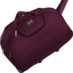 Lightweight 60 L Luggage Travel Duffel Bag with Two Wheels DuffelBag Dark Purple-image-77