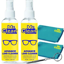 MCP Lens Cleaner 100ml(Pack of 2) with 1 Microfiber Cloth & Screwdriver Lens Cleaner-78