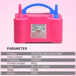 mid light Lightweight & Efficient Balloon Inflator for Latex & Foil Balloons Balloon Pump image 5