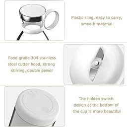 generic Portable Blenderr, USB Rechargeable Mini MIXER, Electric Juicerr Bottle Blenderr Grinder Mixer, Personal Size Blender for Juices, Shakes and Smoothies, Fruit Juicerr Machine image 2