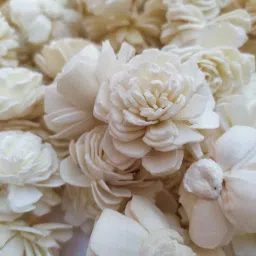 fab n style White Rose, Orchids Artificial Flower image 4