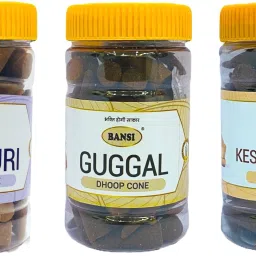 Exclusive Dhoop Cones: Gugal, Kasturi, Kesar Chandan Dhoop-image-24