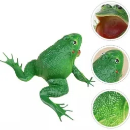 Whistle Sound Rubber Frog Toy for Kids Frog Toy for April Fool's Day and Halloween Party fun toy Gag Toy-image-75