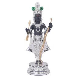 Decorative Silver Plated Ram Lalla Showpiece Ideal for Home & Office Decor Decorative Showpiece-15 cm-image-43