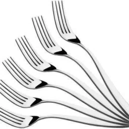 Stainless Steel Dinner Fork for Home/Kitchen ,( Set of 6) Stainless Steel Fruit Fork Set-36